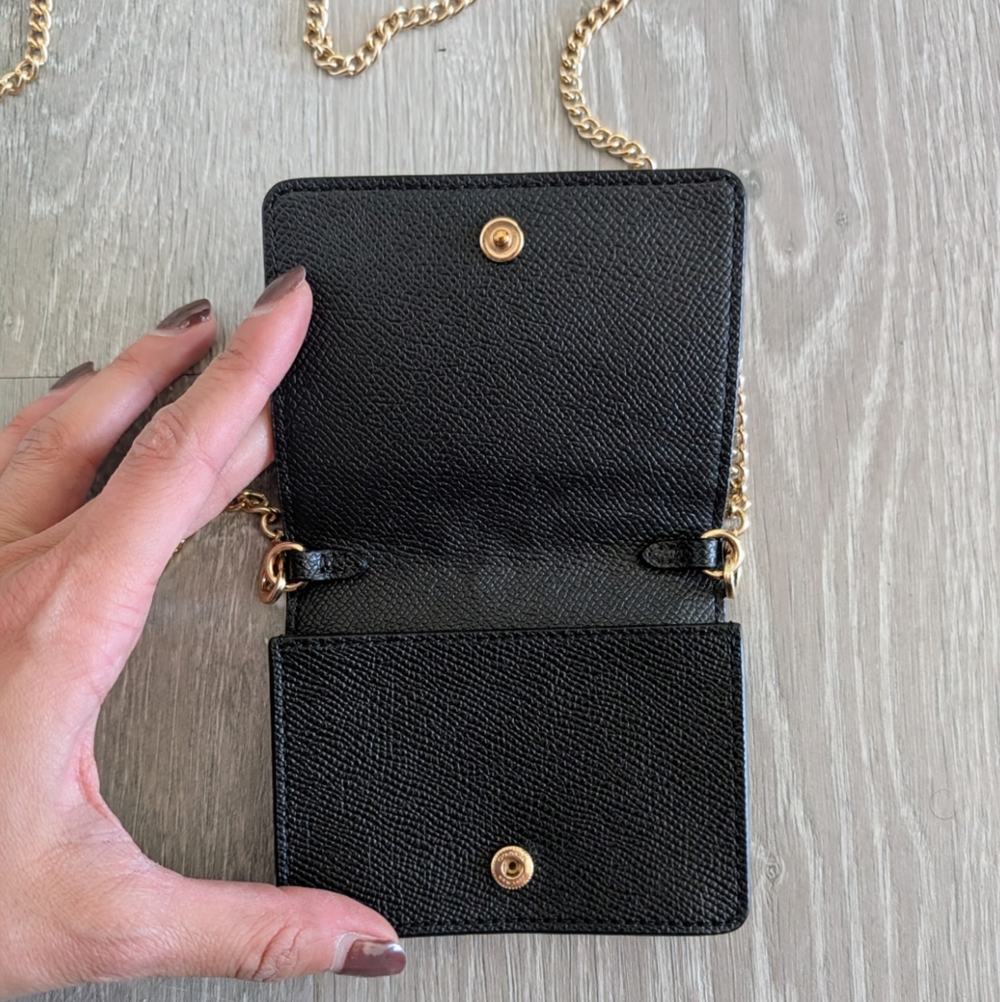 Coach Mini Wallet On A Chain - Picture 3 of 7
